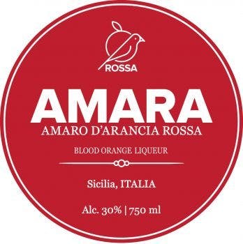 Amara Amaro D'arancia Rossa Sicilian Liqueur750ml