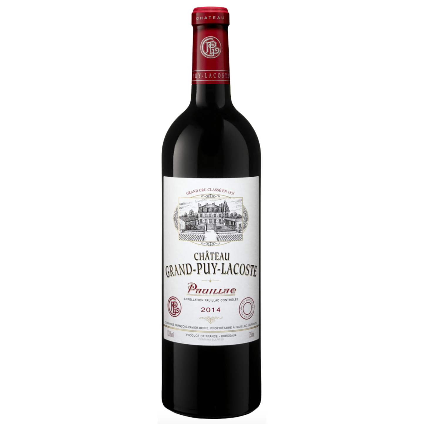 Chateau Grand-Puy-Lacoste 2014 Pauillac Grand Cru Classe 750 ml