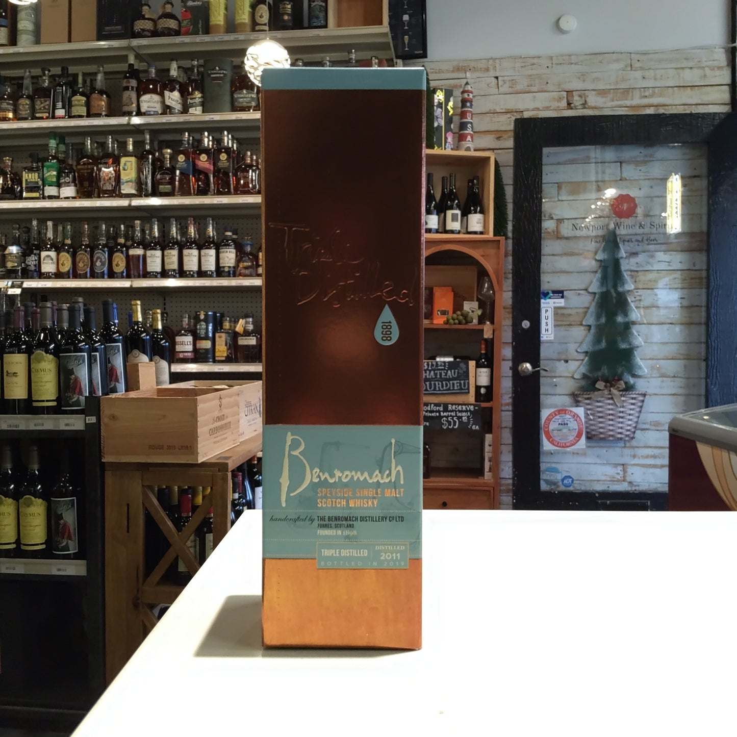 Benromach Triple Distilled 8 Year Speyside Single Malt Scotch Whisky 750ml