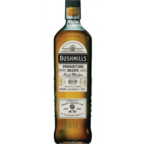 Bushmills Prohibition Recipe Irish Whiskey