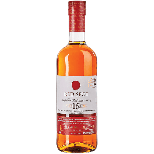 Red Spot Single pot Still 15 years Irish Whiskey