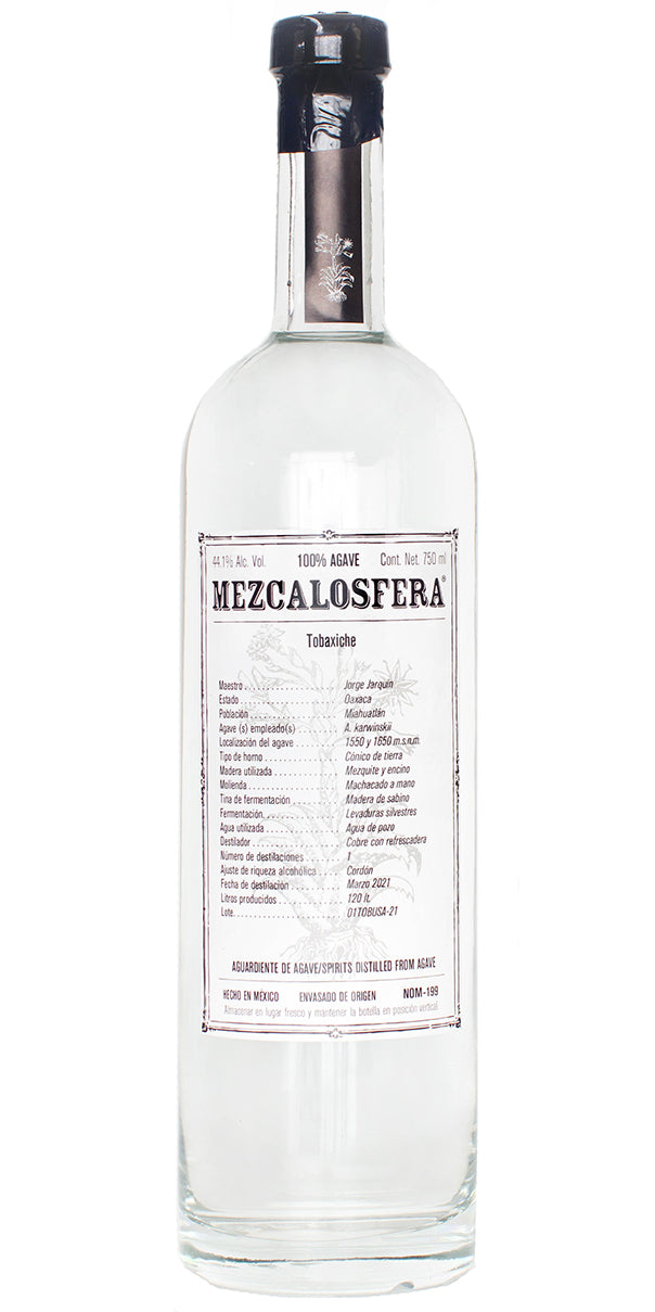 Mezcalosfera Mezcal Tobaxiche