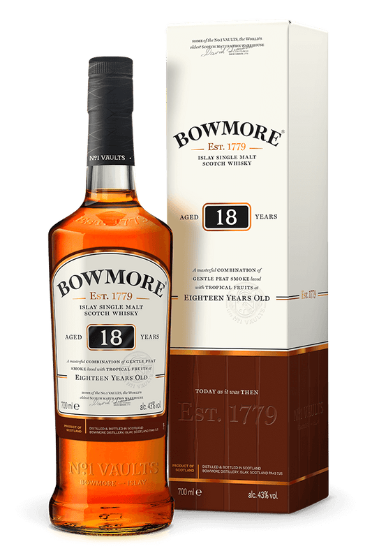 Bowmore Islay Single Malt Scotch Whisky 18 Year