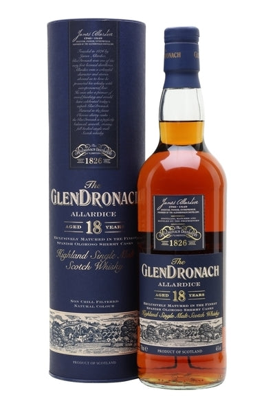 Glendronach 18 Year Allardice Scotch Whisky 750ml