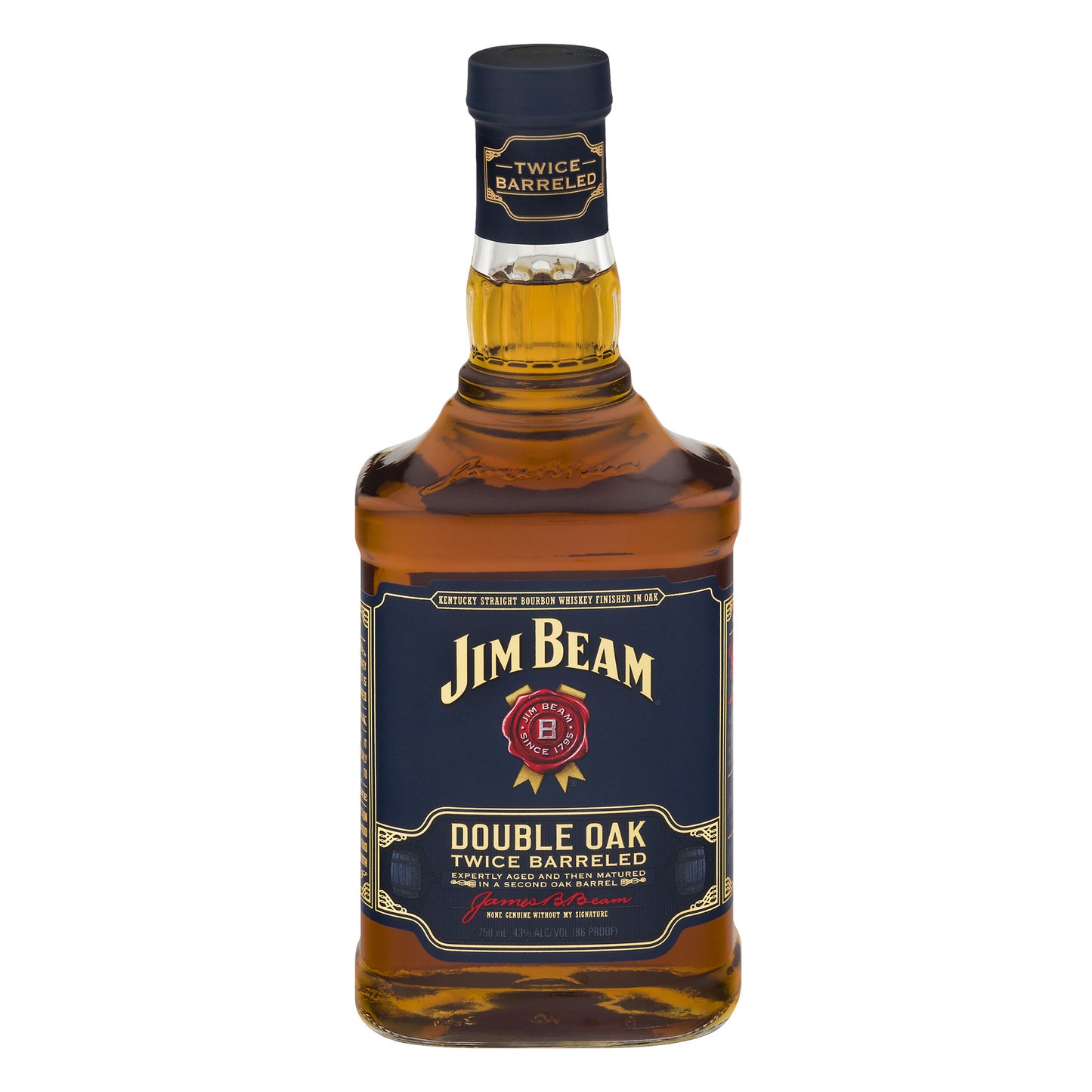 Jim Beam Bourbon Double Oak 750ml