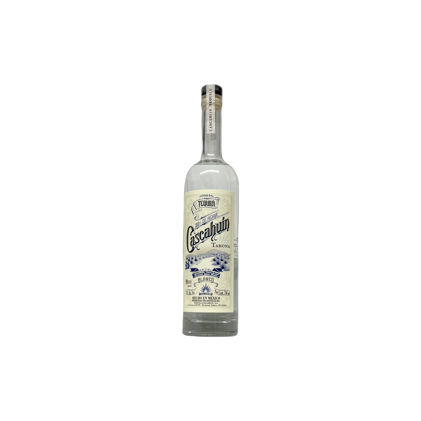 Cascahuin Tahona Blanco Tequila