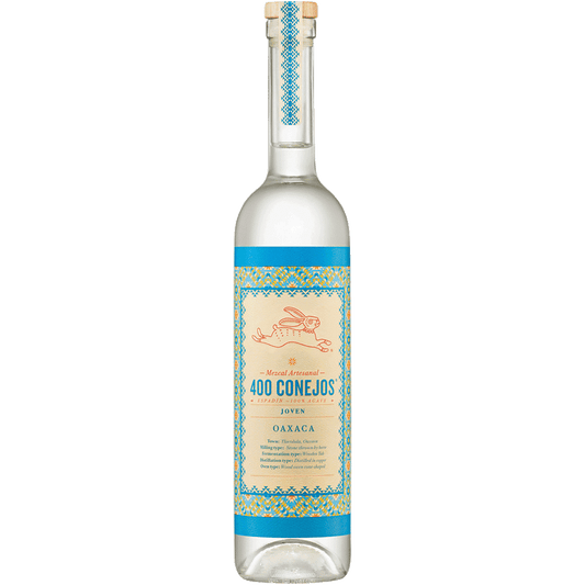 400 Conejos Mezcal Joven Artesanal Mexico