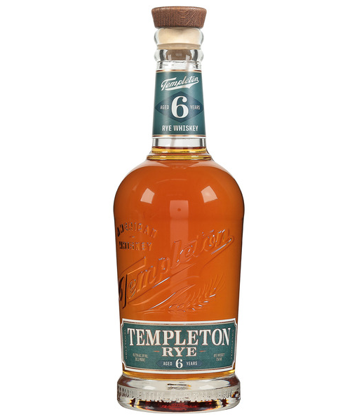 Templeton 6 Year Rye Whiskey 750ml