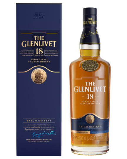 The Glenlivet 18 Year Single Malt Scotch 750ML