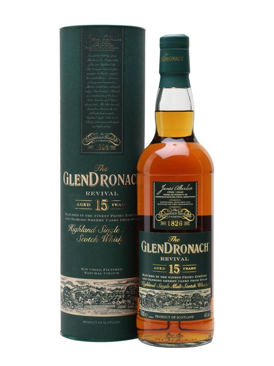 GlenDronach 15 Year Old Revival Scotch Whisky 750ml