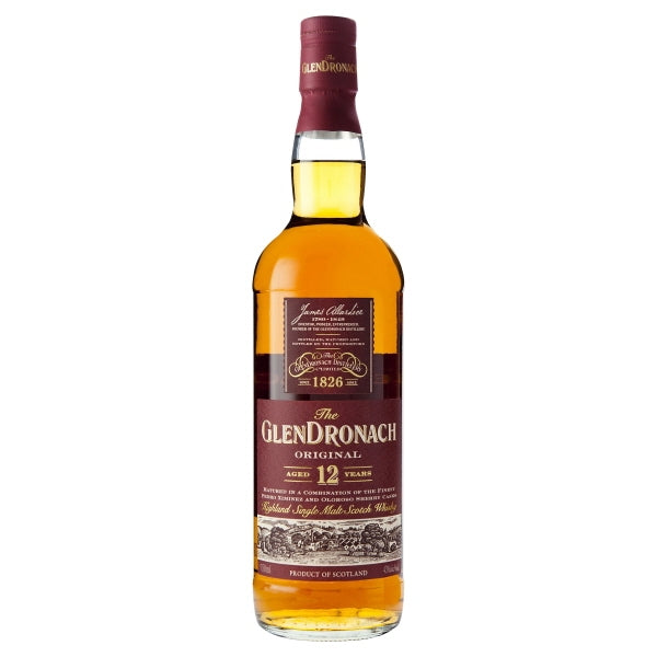 Glendronach Single Malt 12 Year Original Scotch Whisky 750ml