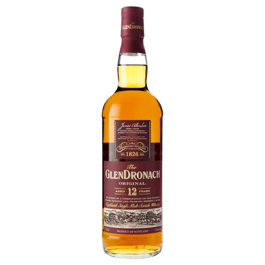 Glendronach Single Malt 12 Year Original Scotch Whisky 750ml