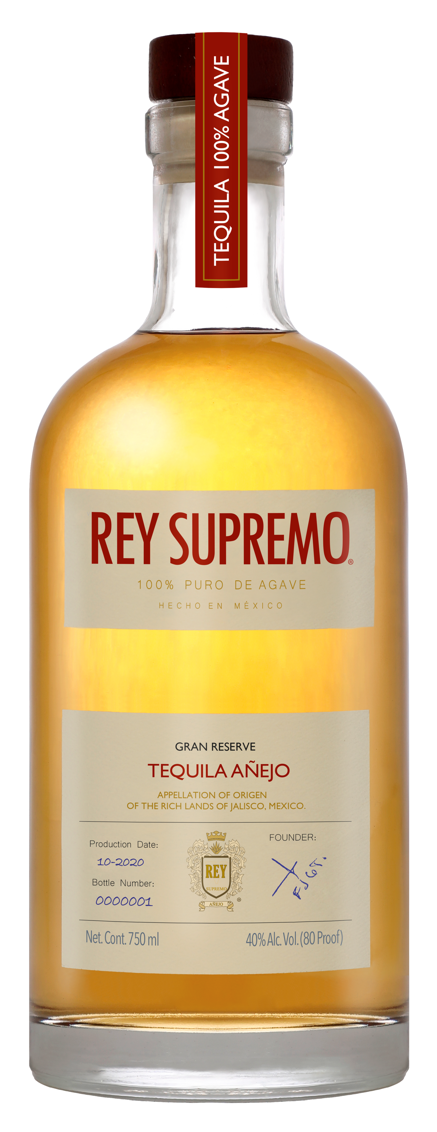 Rey Supremo, Tequila Gran Reserve Anejo