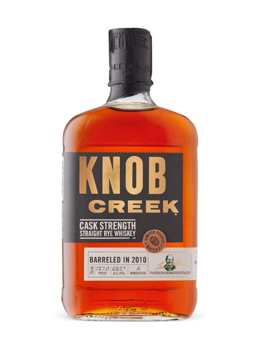 Knob Creek Cask Strength Rye Whiskey - 750ml