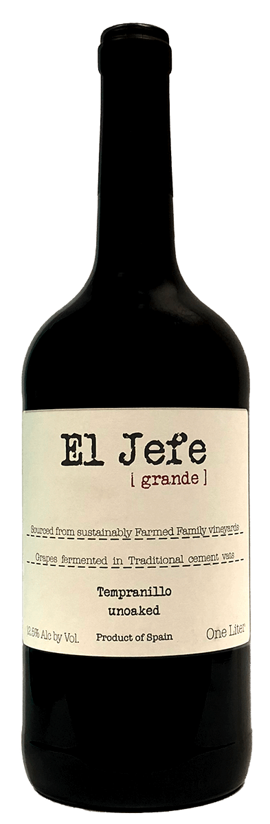 El Jefe Grande Tempranillo Unoaked 1L