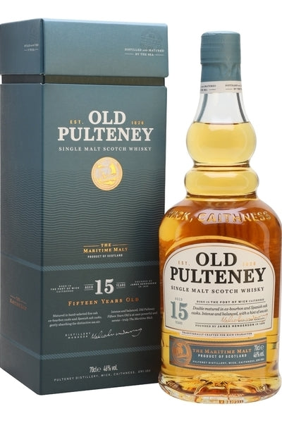 Old Pulteney 15 Year Single Malt Scotch Whisky