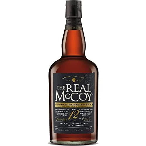 The Real McCoy Single Blended 12-Year Aged Rum 750ml
