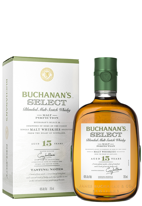 Buchanan's Select 15 Years Old Blended Malt Scotch Whisky 750ml