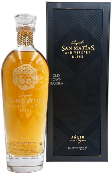 San Matias Anejo tequila 135 yr Anniversary     750ml